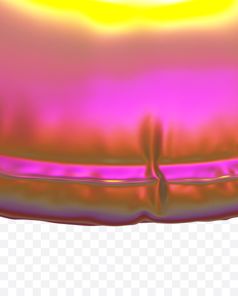 0 from Golden Balloon alphabet on Yellow Images Creative Fonts - S70565