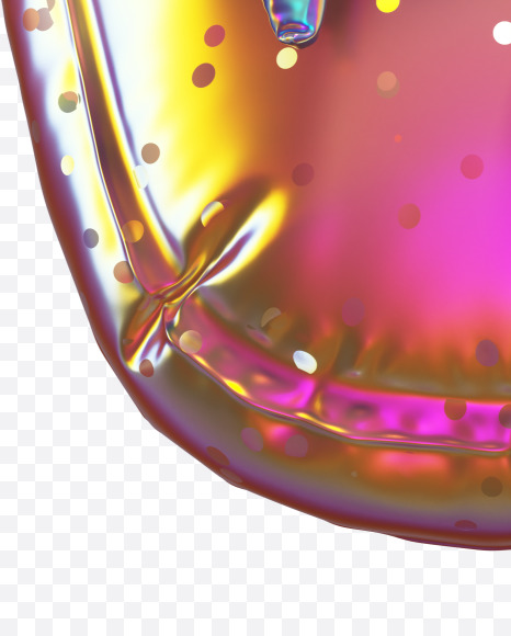 V with star from Golden Balloon alphabet on Yellow Images Creative Fonts - S70557