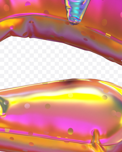 Euro with star from Golden Balloon alphabet on Yellow Images Creative Fonts - S70592