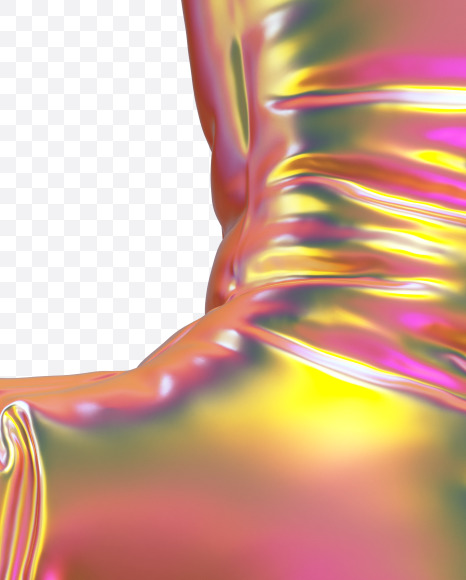 Letter H from Golden Balloon alphabet on Yellow Images Creative Fonts - S70527