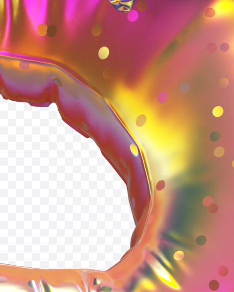 question with star from Golden Balloon alphabet on Yellow Images Creative Fonts - S70588