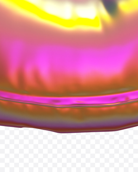 3 from Golden Balloon alphabet on Yellow Images Creative Fonts - S70571