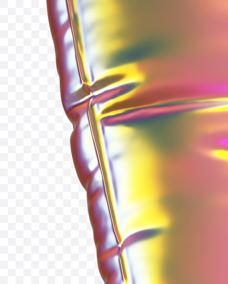 Exclamation from Golden Balloon alphabet on Yellow Images Creative Fonts - S70585