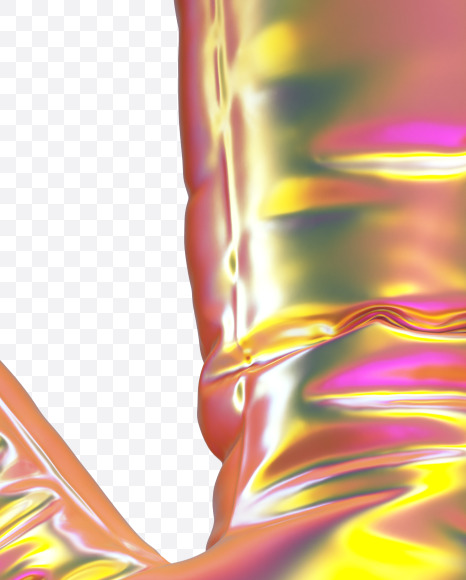 Letter N from Golden Balloon alphabet on Yellow Images Creative Fonts - S70539