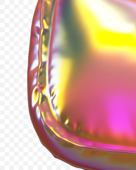 Dollar from Golden Balloon alphabet on Yellow Images Creative Fonts - S70589