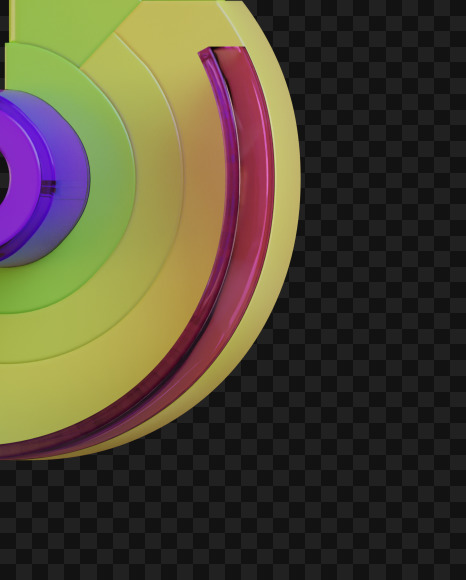 3 from Colorful Plastic View 2 on Yellow Images Creative Fonts - S71357