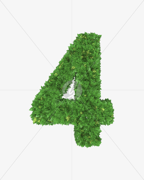 4 from Boxwood leaves font on Yellow Images Creative Fonts - S71913