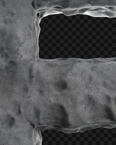 Letter E from Asteroid font on Yellow Images Creative Fonts - S71887