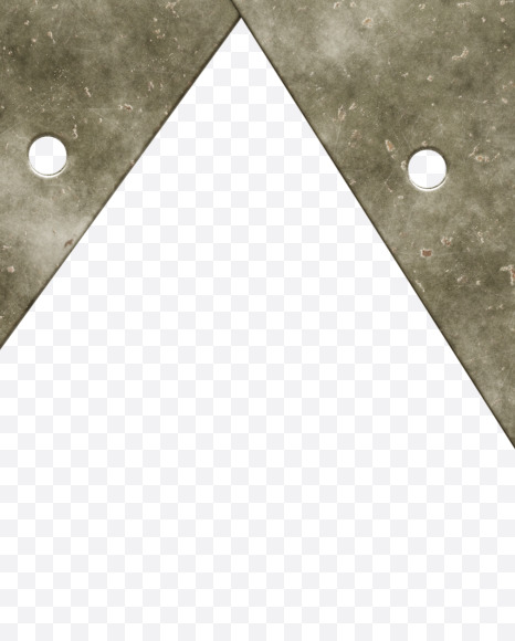 Letter X from Metal fixing plate alphabet on Yellow Images Creative Fonts - S72302