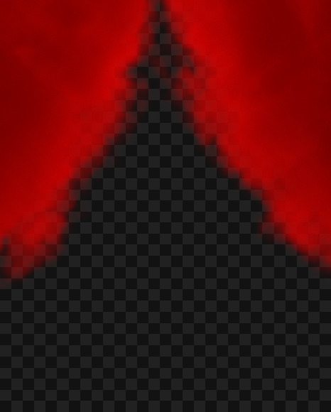 Letter X from Red Smoke Font on Yellow Images Creative Fonts - S72636