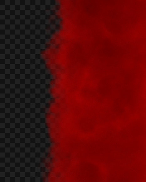 Letter U from Red Smoke Font on Yellow Images Creative Fonts - S72633