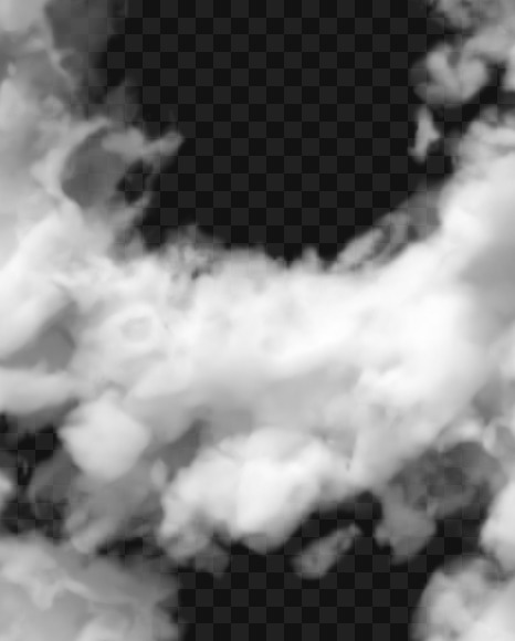 9 from White Dense Clouds on Yellow Images Creative Fonts - S72726