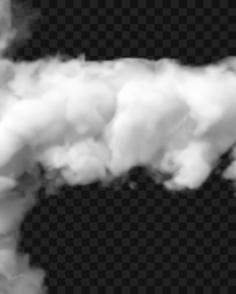 Letter E from White Dense Clouds on Yellow Images Creative Fonts - S72696