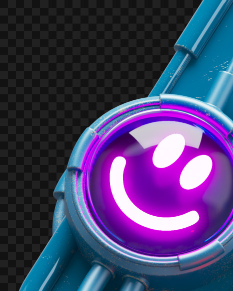 4 from Nuclear smile alphabet on Yellow Images Creative Fonts - S72795