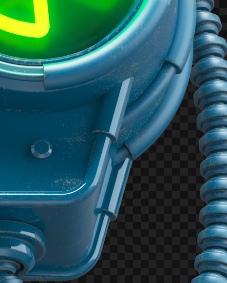 Letter V from Nuclear smile alphabet on Yellow Images Creative Fonts - S72777