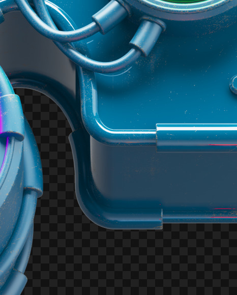 Letter C from Nuclear smile alphabet on Yellow Images Creative Fonts - S72739