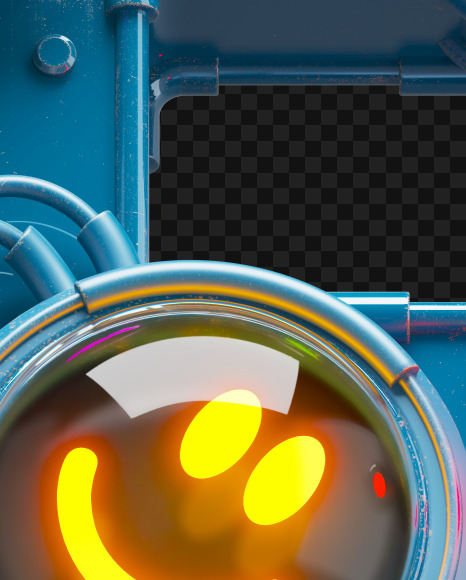 Letter F from Nuclear smile alphabet on Yellow Images Creative Fonts - S72745