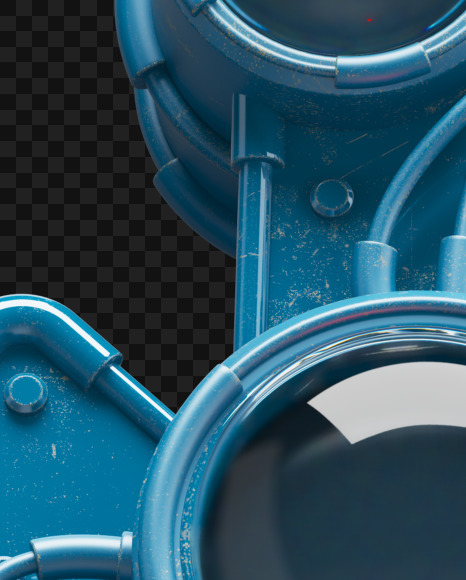 Q off from Nuclear smile alphabet on Yellow Images Creative Fonts - S72768