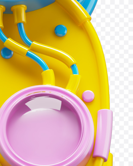 3 off from Machine Toy alphabet on Yellow Images Creative Fonts - S72964