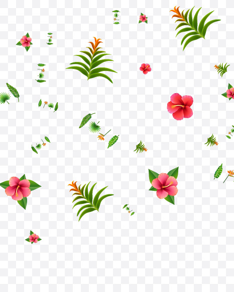 Letter S from Tropical Leaves Font on Yellow Images Creative Fonts - S73163