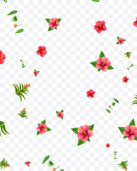 4 from Tropical Leaves Font on Yellow Images Creative Fonts - S73138