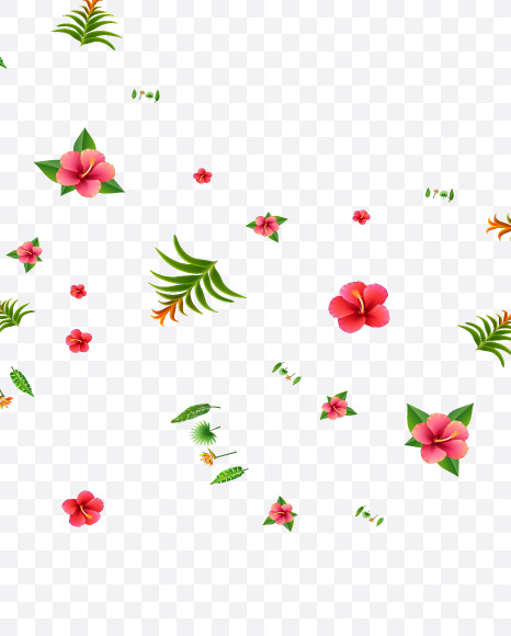 Letter L from Tropical Leaves Font on Yellow Images Creative Fonts - S73156