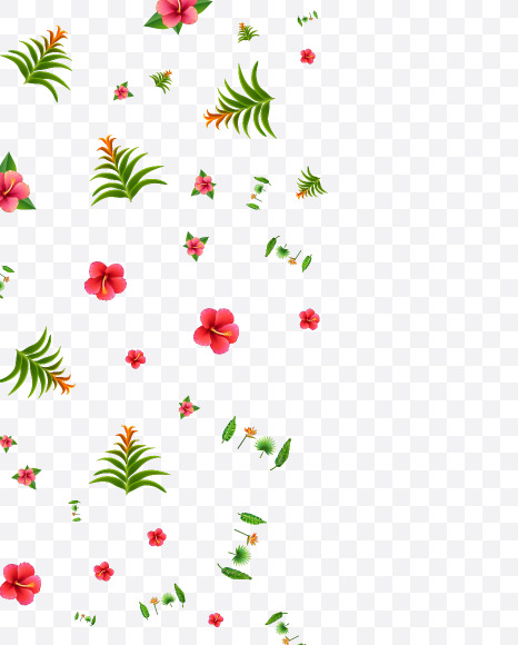 1 from Tropical Leaves Font on Yellow Images Creative Fonts - S73135