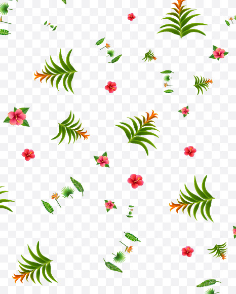 Letter X from Tropical Leaves Font on Yellow Images Creative Fonts - S73168