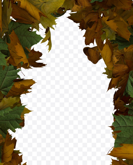 0 from Text Made Out Of Autumn Leafe Typeface on Yellow Images Creative Fonts - S73528