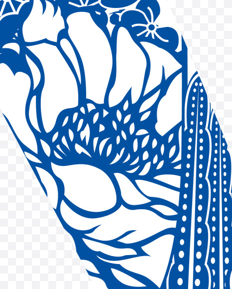 25 from Chinese style blue and white porcelain decorated with letters on Yellow Images Creative Fonts - S73732