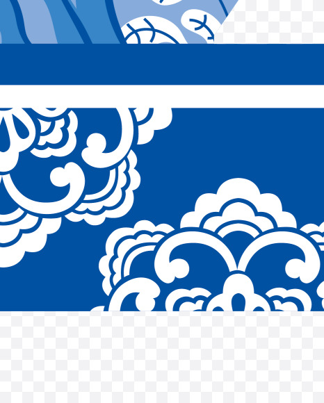 26 from Chinese style blue and white porcelain decorated with letters on Yellow Images Creative Fonts - S73733