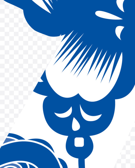 24 from Chinese style blue and white porcelain decorated with letters on Yellow Images Creative Fonts - S73731