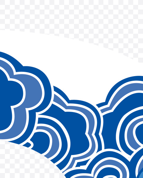 18 from Chinese style blue and white porcelain decorated with letters on Yellow Images Creative Fonts - S73725