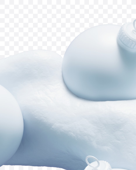 Question white from Christmas snowballs on Yellow Images Creative Fonts - S74146