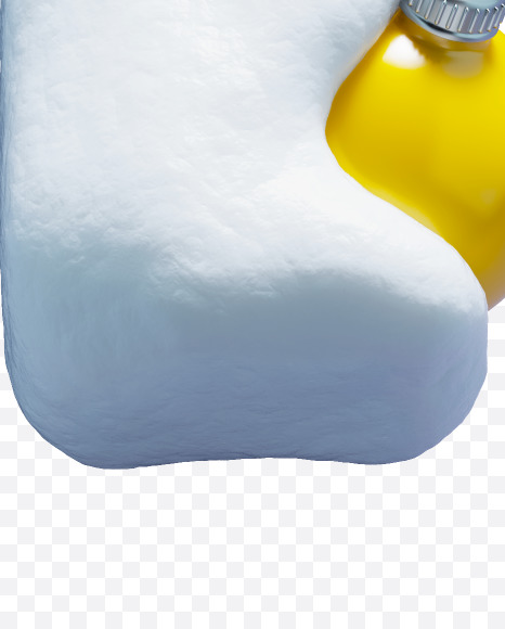Letter Y from Christmas snowballs on Yellow Images Creative Fonts - S74113