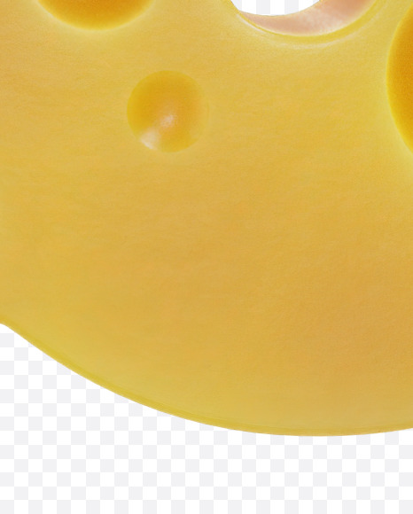 Letter W from Cheese Alphabet on Yellow Images Creative Fonts - S74387