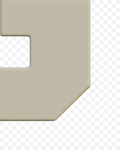 Letter G from Gboy 3d Alphabet - View 1 on Yellow Images Creative Fonts - S75716