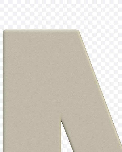 Letter M from Gboy 3d Alphabet - View 1 on Yellow Images Creative Fonts - S75722