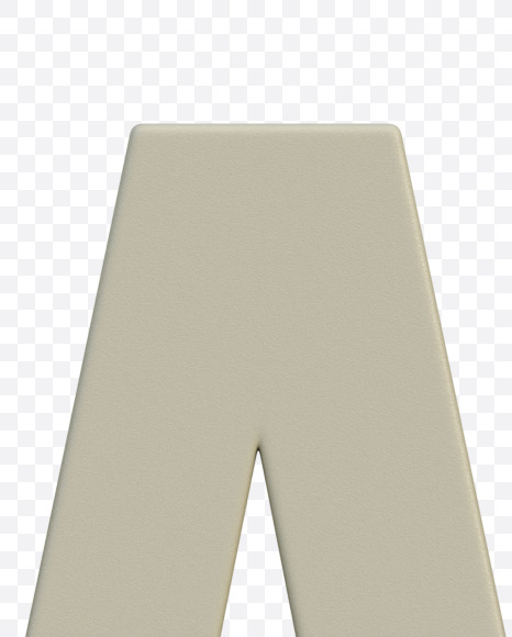 Letter W from Gboy 3d Alphabet - View 1 on Yellow Images Creative Fonts - S75732