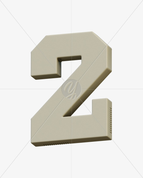 2 from Gboy 3D Alphabet - View 5 on Yellow Images Creative Fonts - S75779