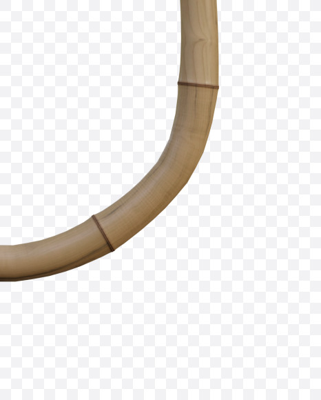 Letter U from Bamboo Alphabet - View 1 on Yellow Images Creative Fonts - S77698