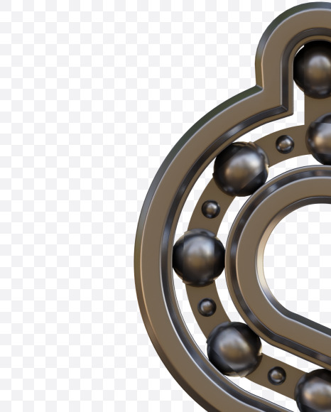 $ from Bearing Alphabet - View 1 on Yellow Images Creative Fonts - S78514