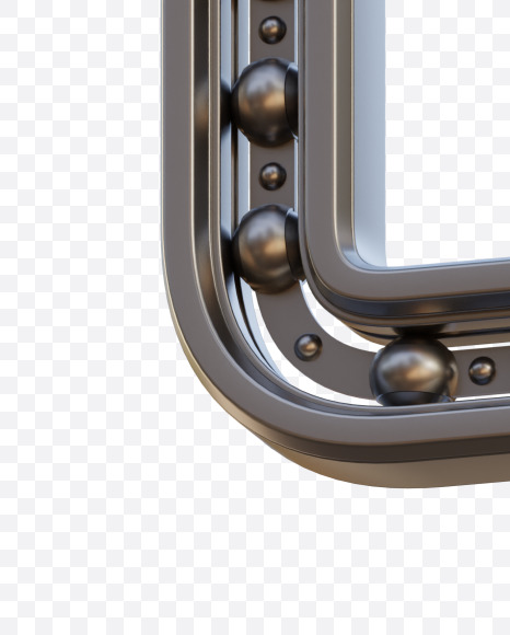 Letter L from Bearing Alphabet - View 5 on Yellow Images Creative Fonts - S78529