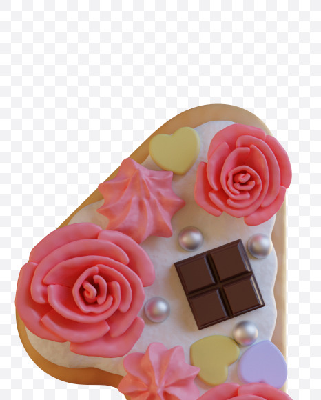 1 from Birthday Cake Alphabet - View 1 on Yellow Images Creative Fonts - S78340