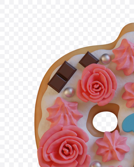 $ from Birthday Cake Alphabet - View 1 on Yellow Images Creative Fonts - S78352