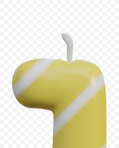 1 from Birthday Candle Alphabet - View 1 on Yellow Images Creative Fonts - S77830