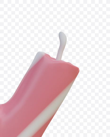 Letter Y from Birthday Candle Alphabet - View 1 on Yellow Images Creative Fonts - S77828