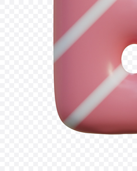 Letter B from Birthday Candle Alphabet - View 1 on Yellow Images Creative Fonts - S77805