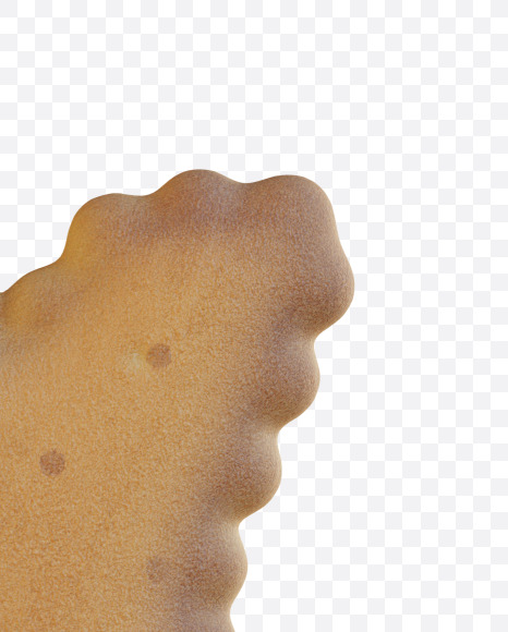 Letter X from Bisquits Alphabet - View 1 on Yellow Images Creative Fonts - S78253