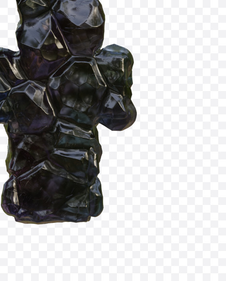 4 from Black Planet Alphabet on Yellow Images Creative Fonts - S78631